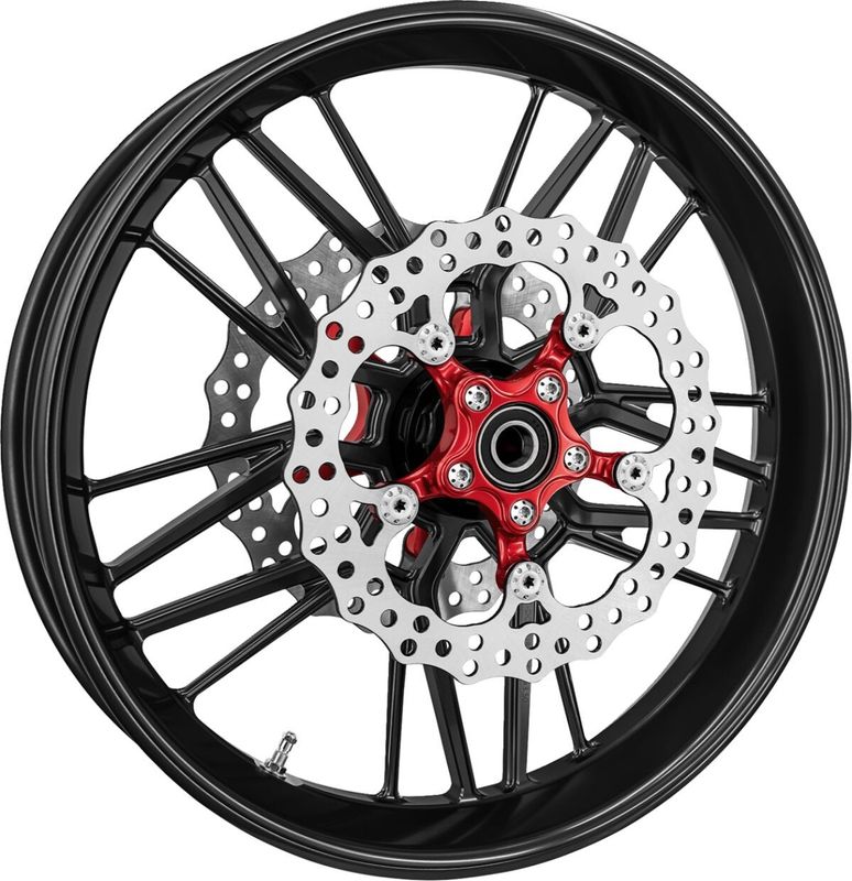 Bromsskiva Arlen Ness Spider 11.8 fram/bak röd