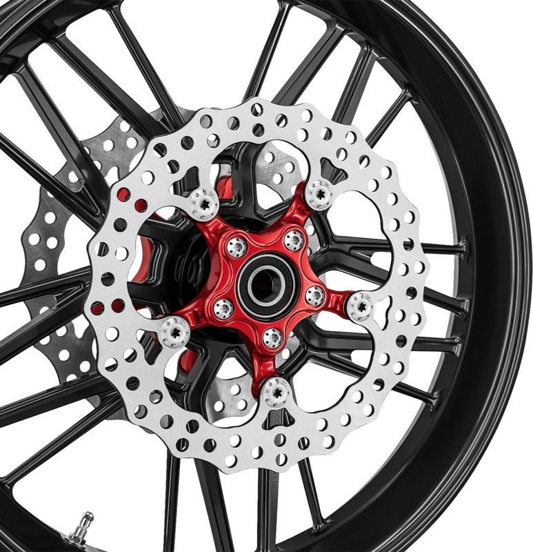 Bromsskiva Arlen Ness Spider 11.8 fram/bak röd