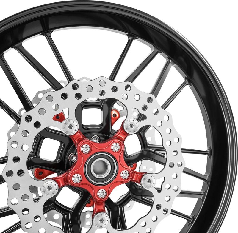 Bromsskiva Arlen Ness Spider 11.8 fram/bak röd