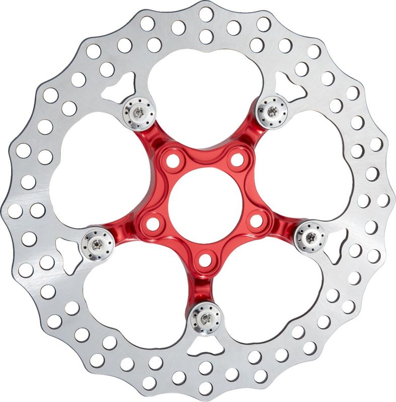 Bromsskiva bak Arlen Ness Spider FLT 11.8 röd