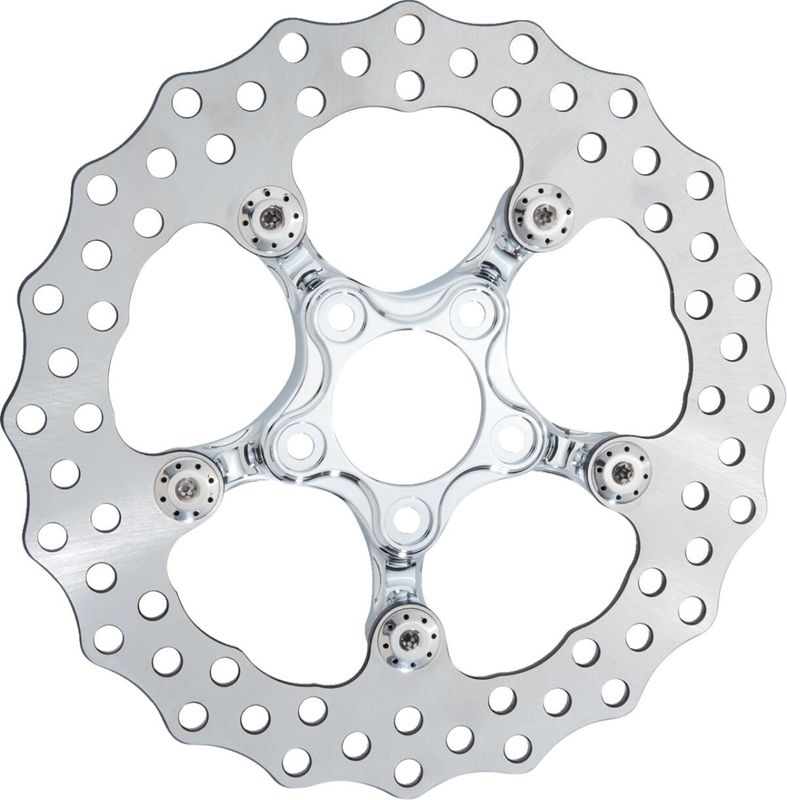 Bromsskiva Arlen Ness Spider 11.5 fram/bak krom