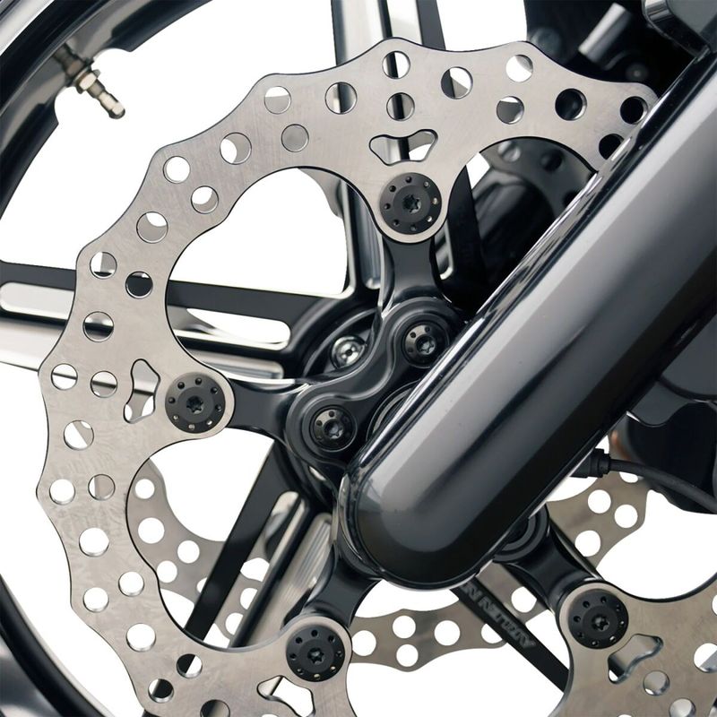 Bromsskiva Arlen Ness Adaptor All svart