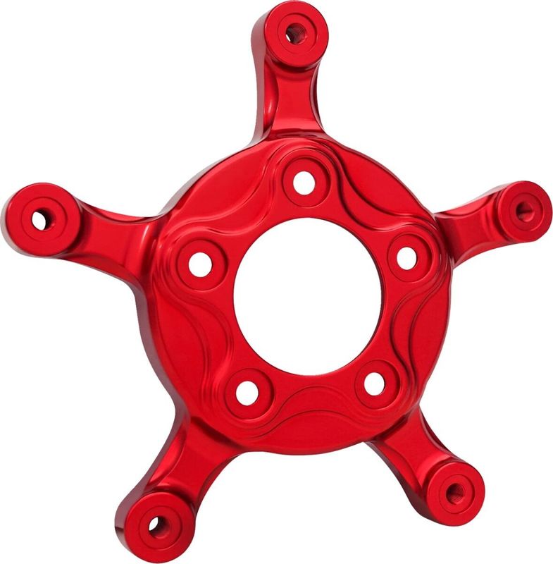 Bromsskiva Arlen Ness Adaptor Stock röd