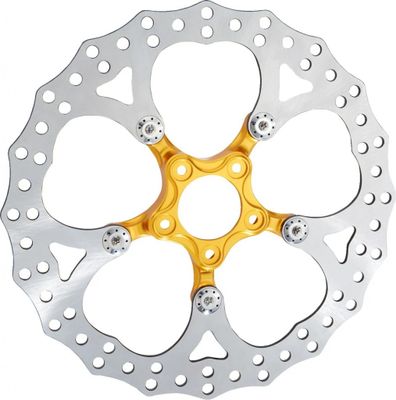 Bromsskiva fram Arlen Ness Spider 320mm guld
