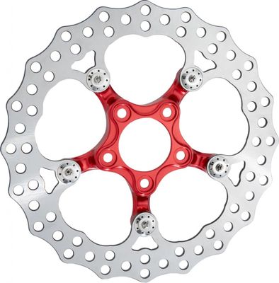 Bromsskiva fram Arlen Ness Spider 320mm röd