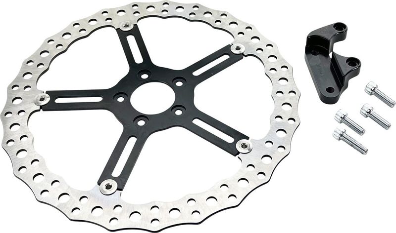 Bromsskiva fram Arlen Ness Jagged 15" höger Right front FXLRS 20-26 m.fl.