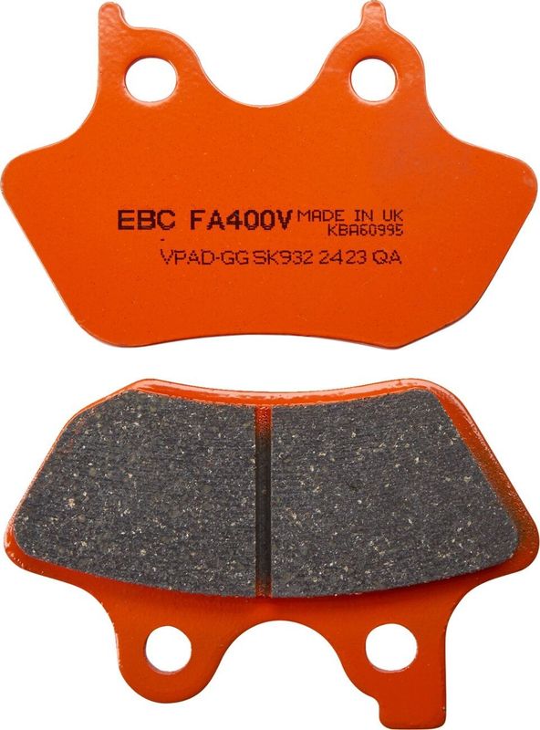 Bromsbelägg EBC FA400V V-Pad halvsintrade koppar
