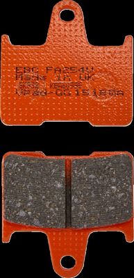 Bromsbelägg EBC FA254V V-Pad halvsintrade koppar