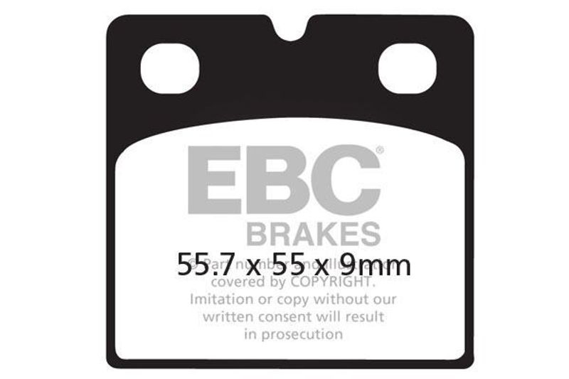 Bromsbelägg EBC FA018V Vee Semi-Sintered sintrade