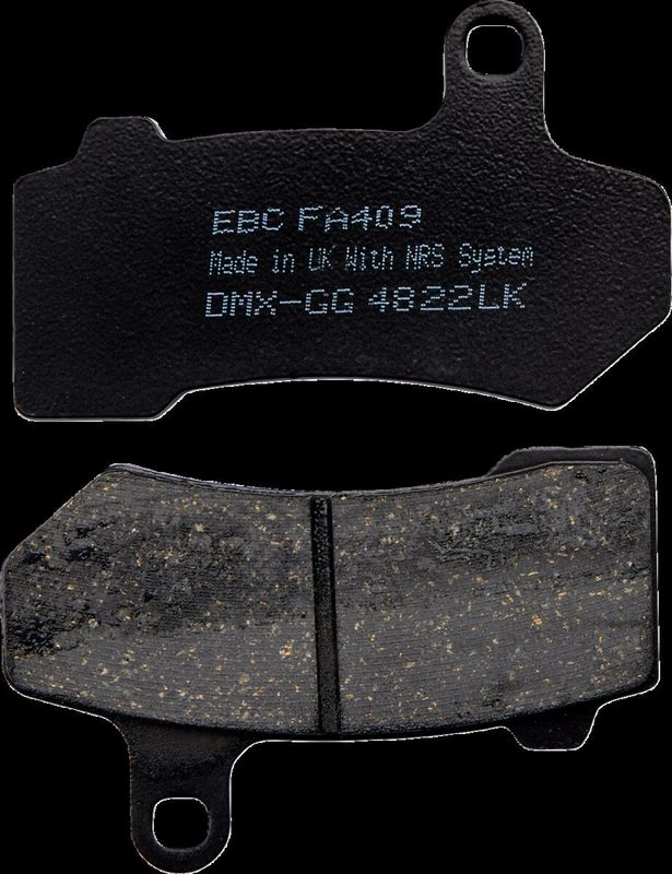 Bromsbelägg EBC FA409 Buell organiska Touring 08-24, V-Rod 05-17