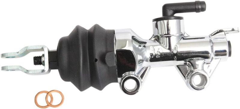 Huvudcylinder broms bak Drag Specialties krom bak Sportster 07-13