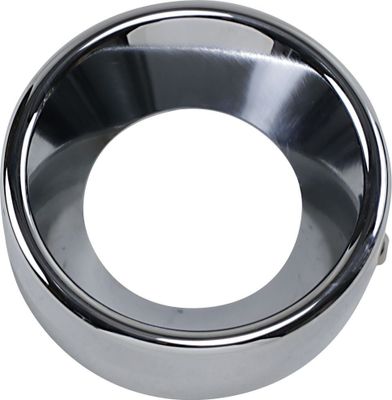 Avgasände Cobra 4" billet rak krom