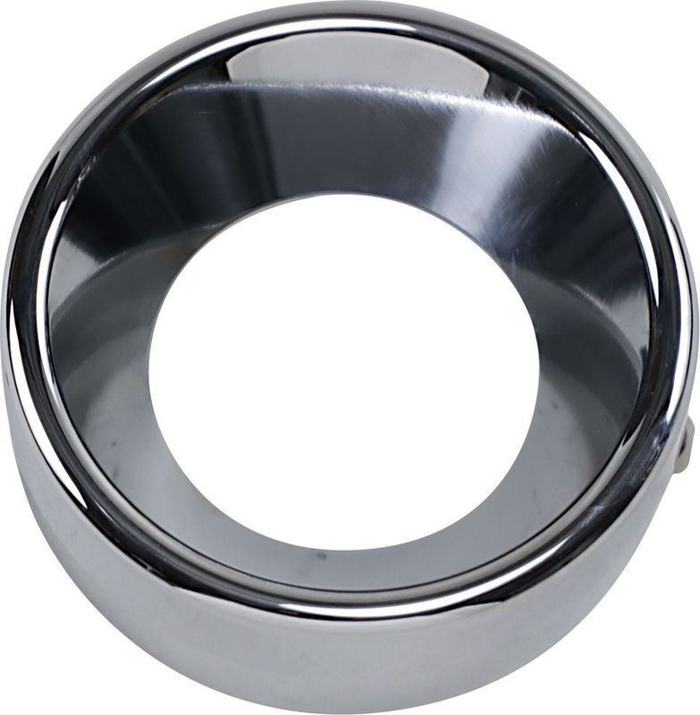 Avgasände Cobra 4" billet rak krom