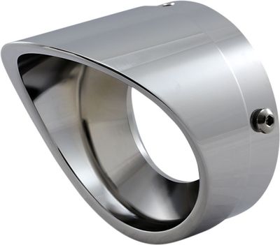 Avgasände Cobra 4" billet krom