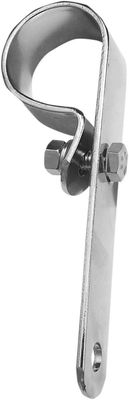 Ljuddämpare Paughco P-clamp 1-3/4" krom lång universal