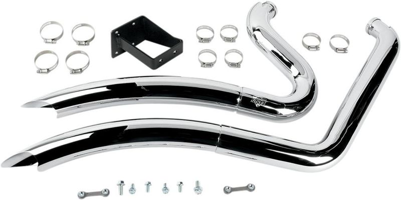 Avgassystem Vance & Hines Radius 2 krom Big Dog K9 1917 / MASTIFF 1917 06-10