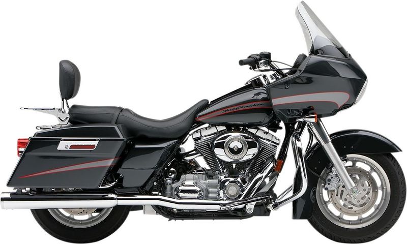 Avgasrör Cobra True dubbel krom FLT/Touring 07-08