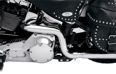 Avgasrör Bassani Xhaust True-Dual krom Softail 86-06