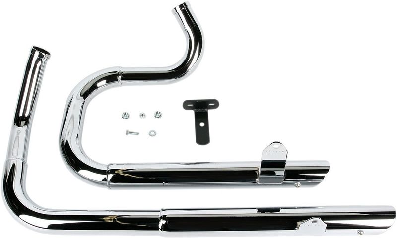 Avgassystem Bassani Xhaust Pro-Street krom Sportster 86-03