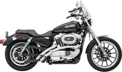 Avgassystem Bassani Xhaust Sweepers krom Sportster 86-03