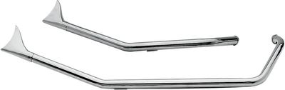 Avgasrör Paughco Fishtail Upswt 1-3/4" Softail 85-99