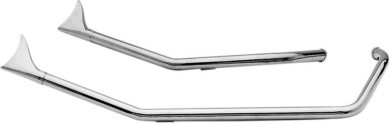 Avgasrör Paughco Fishtail Upswt 1-3/4" Softail 85-99