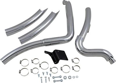 Avgassystem Vance & Hines 2 2-1/2" krom Dyna 91-05