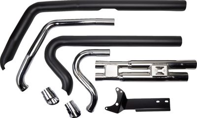 Avgassystem Cobra Speedster SlashDown Dyna 12-17 svart