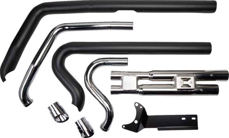 Avgassystem Cobra Speedster SlashDown Dyna 12-17 svart