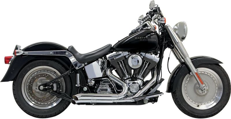 Avgassystem Bassani Xhaust Pro-Street Softail 86-17 krom