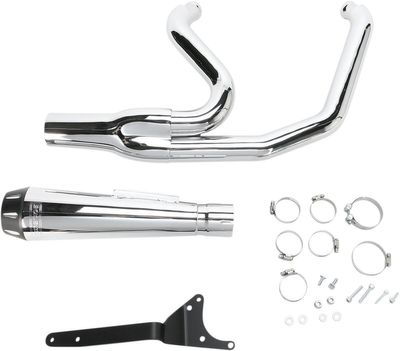 Avgassystem Bassani Xhaust Rage 2 1 FXR 84-94 krom