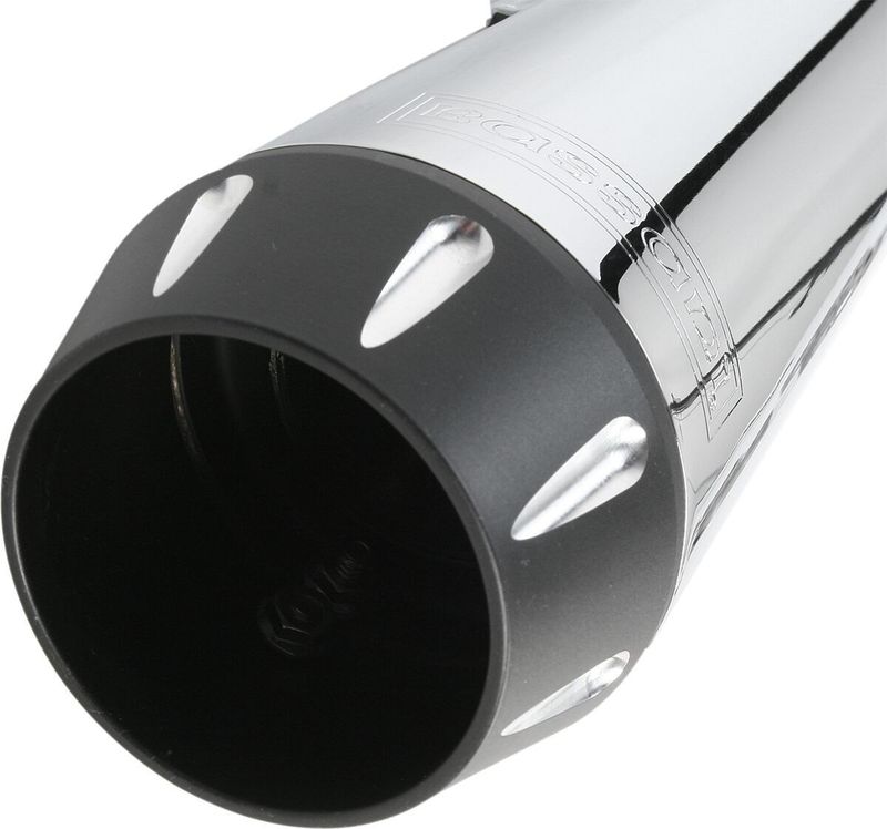 Avgassystem Bassani Xhaust Rage 2 1 FXR 84-94 krom