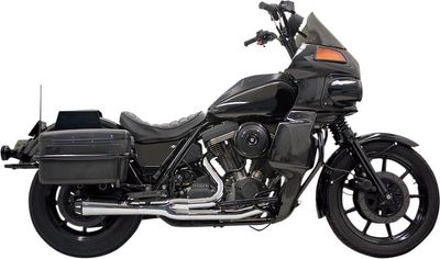 Avgassystem Bassani Xhaust Rage 2 1 Fxrt FXR 84-94 krom