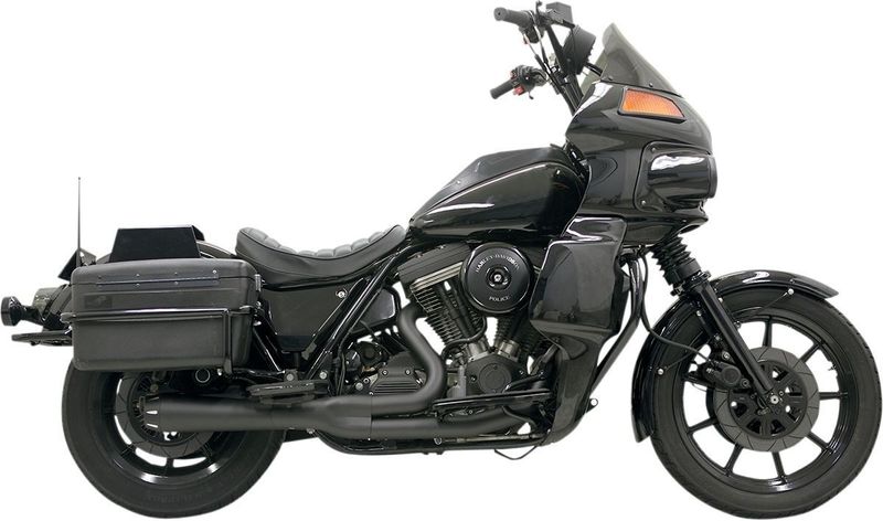 Avgassystem Bassani Xhaust Rage 2 1 Fxrt FXR 84-94 svart