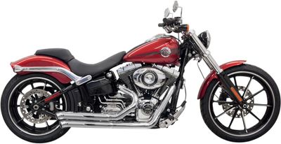 Avgassystem Bassani Xhaust Pro-Street Brkout Softail 08-17 krom