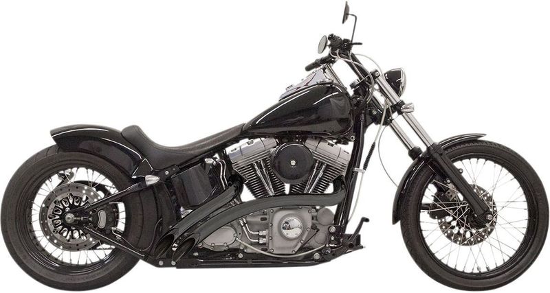 Avgassystem Bassani Xhaust Sweepers Softail 86-17, Dyna 91-17 svart