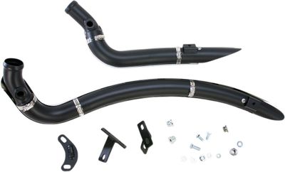 Avgassystem Bassani Xhaust Sweeper svart krom Softail 86-17, Dyna 91-17