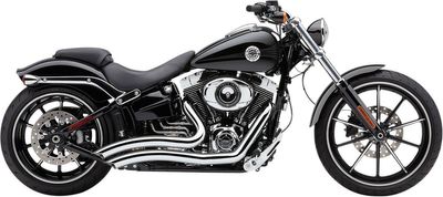 Avgassystem Cobra Speedster Swept kort krom Softail FXSB Breakout 13-17