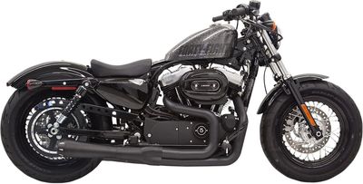 Avgassystem Bassani Xhaust Rage II Mega 2 Sportster 14-22 svart