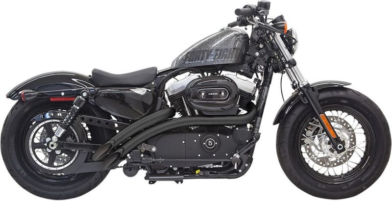 Avgassystem Bassani Xhaust Sweepers Sportster 14-22 svart