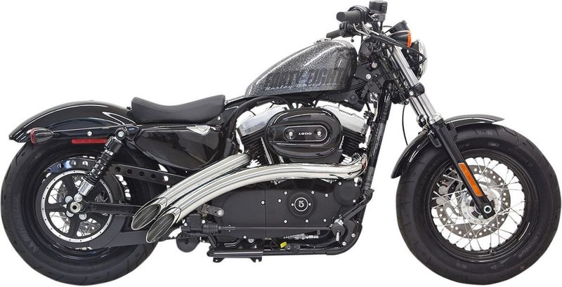 Avgassystem Bassani Xhaust Sweepers Sportster 14-22 krom