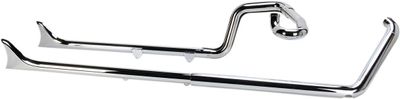 Avgassystem Bassani Xhaust True Fishtail 36 krom Softail 89-17