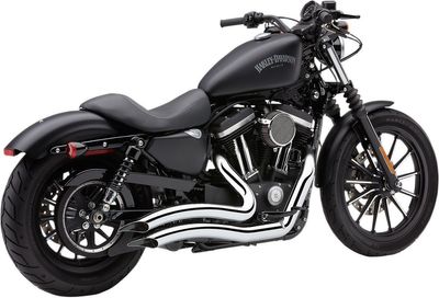 Avgassystem Cobra Speedster Swept kort XL Sportster 14-22 krom