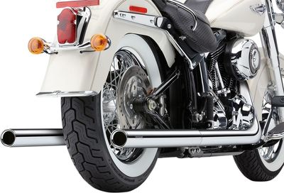 Avgassystem Cobra Bad Hombre Duals Softail 12-17