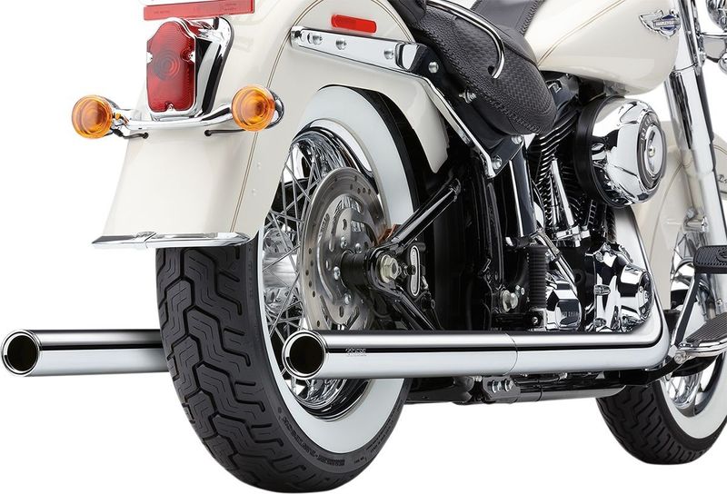 Avgassystem Cobra Bad Hombre Duals Softail 12-17