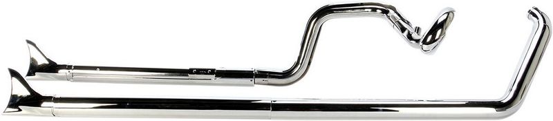 Avgassystem Cobra Bad Hombre dubbel krom Softail 07-11, Touring 07-11, Dyna 07-10