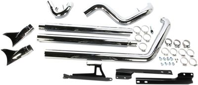 Avgassystem Cobra Bad Hombre dubbel krom Softail 07-11, Touring 07-11, Dyna 07-10