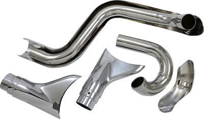 Avgassystem Cobra Bad Hombre dubbel krom Softail 86-06