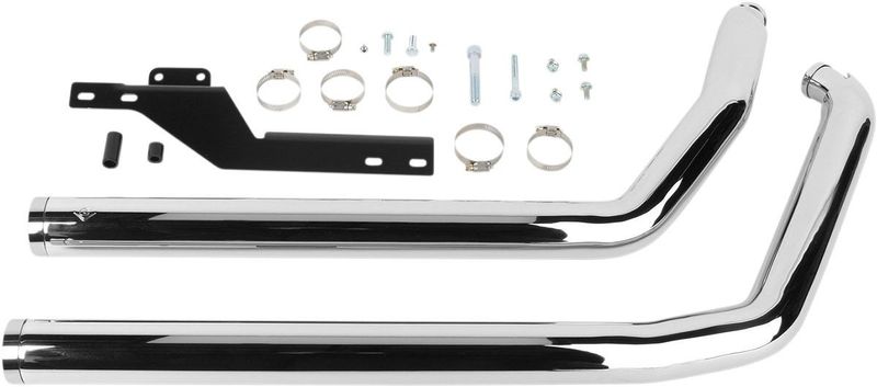 Avgassystem Cobra krom Softail 07-11