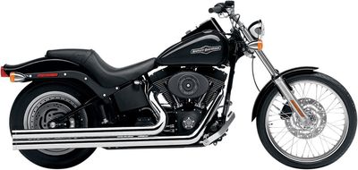 Avgassystem Cobra Speedster lång Softail 86-06